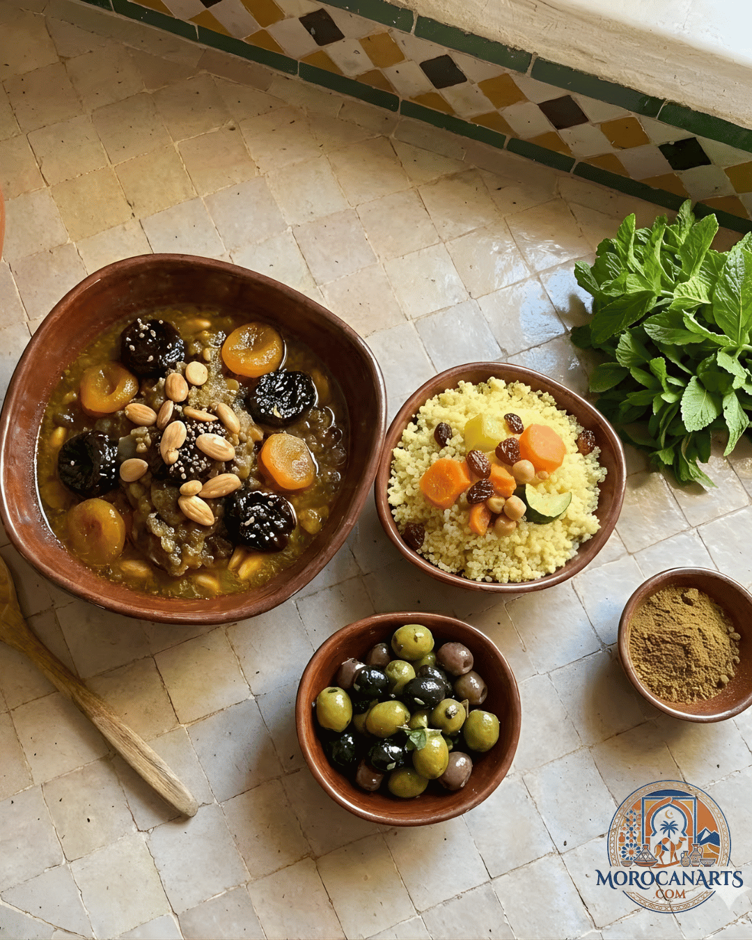 Set of 3 Burgundy Bowls