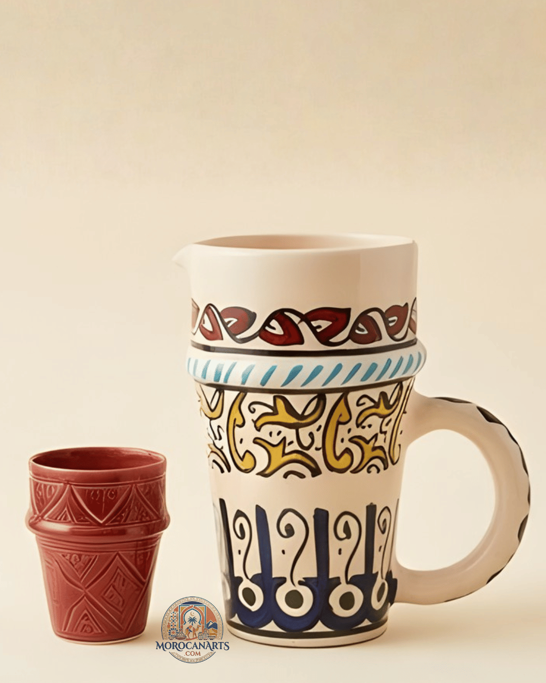 Handcrafted Amazigh Batul Carafe
