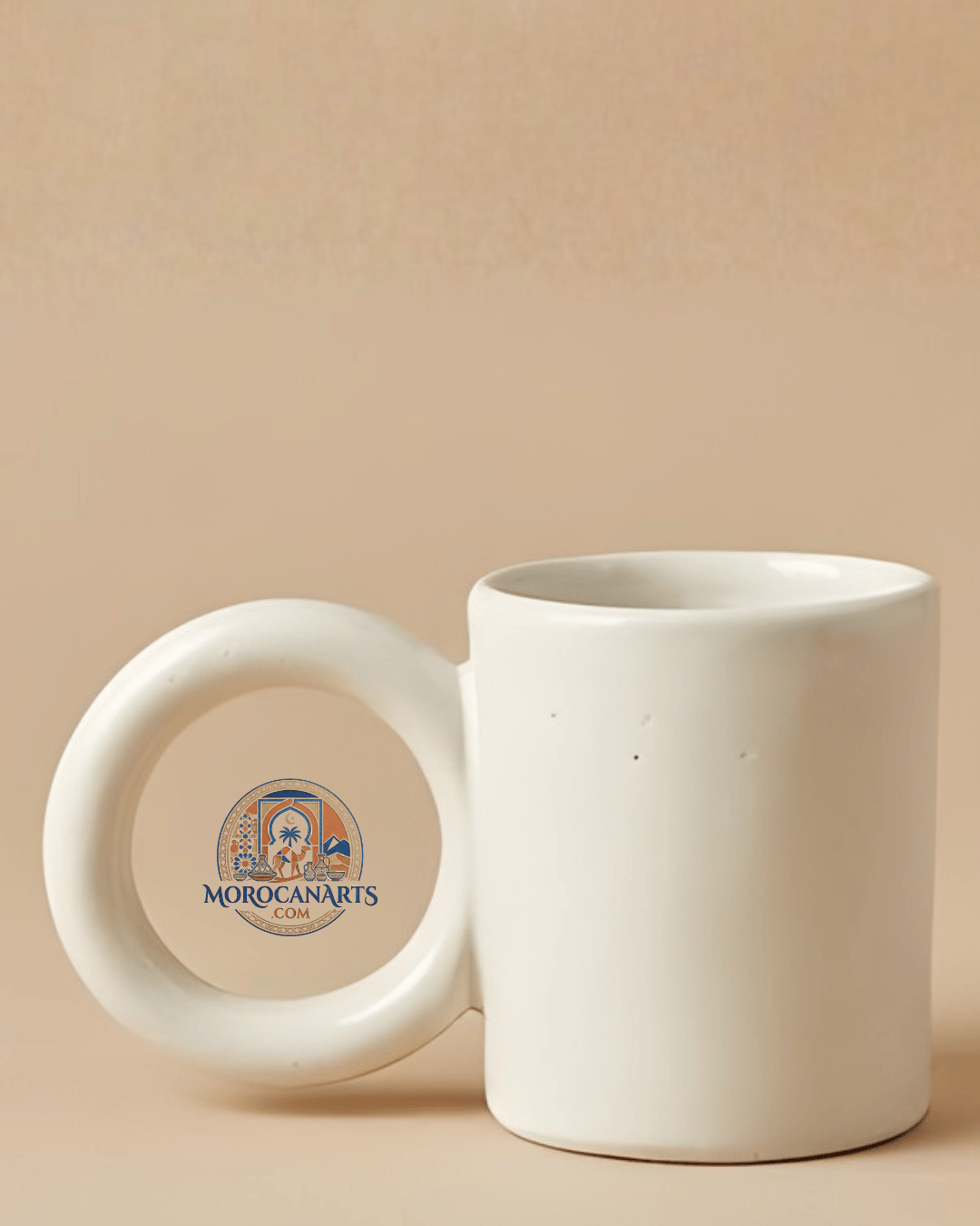 Small Mug with Middle Handle